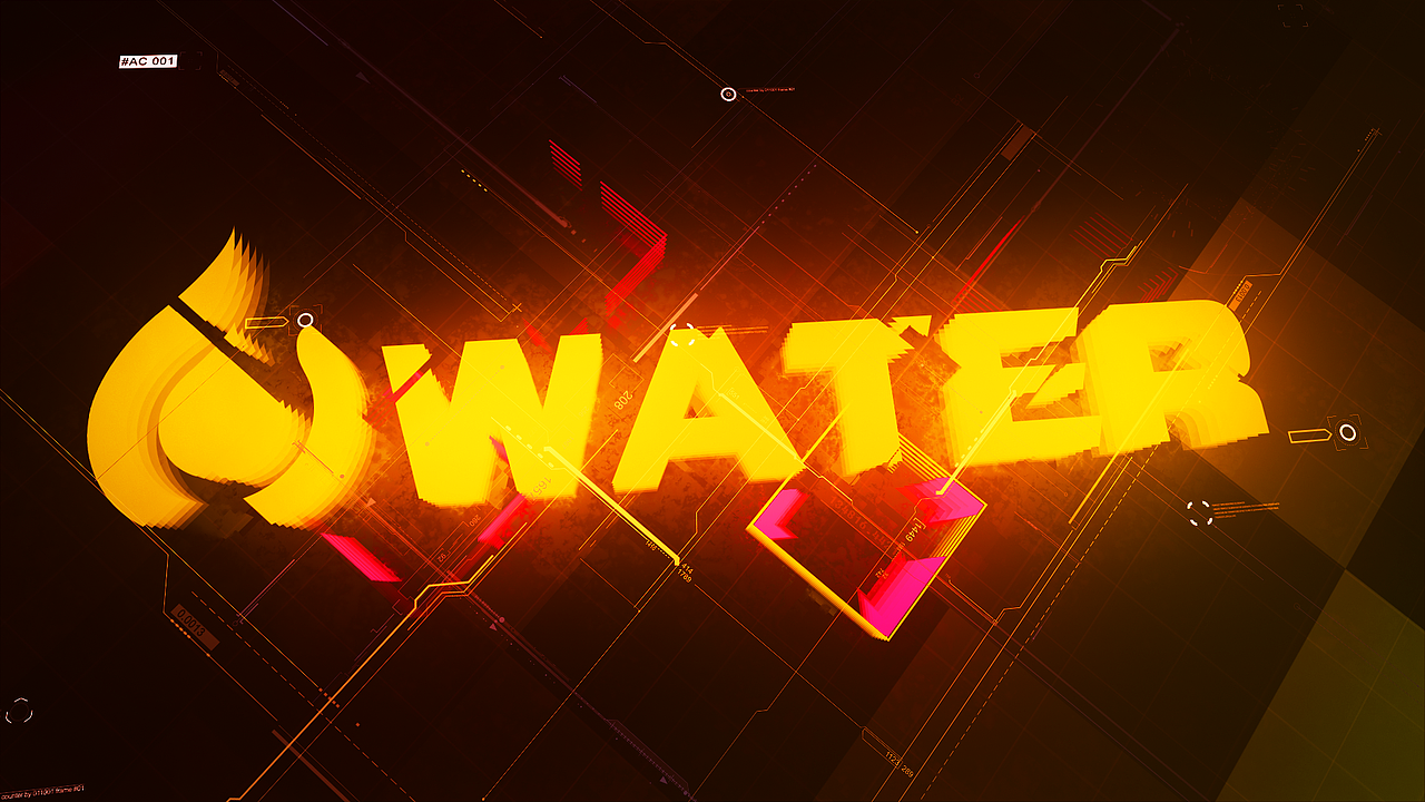 「Water」组件库品牌识别设计