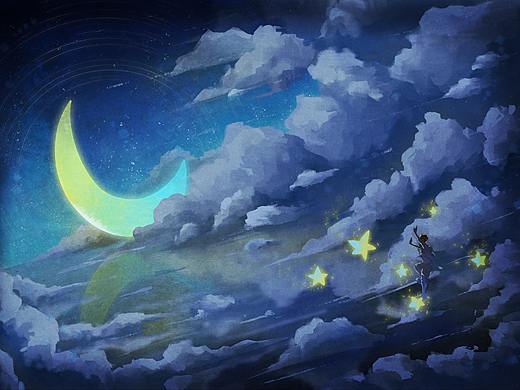 云端是否有一片海呢？（個(gè)人主頁(yè)-ZNTQzNTQ2ODg=） - 創(chuàng)作習(xí)作 - 站酷設(shè)計(jì)師痛覺戰(zhàn)士原創(chuàng)素材 - 站酷ZCOOL