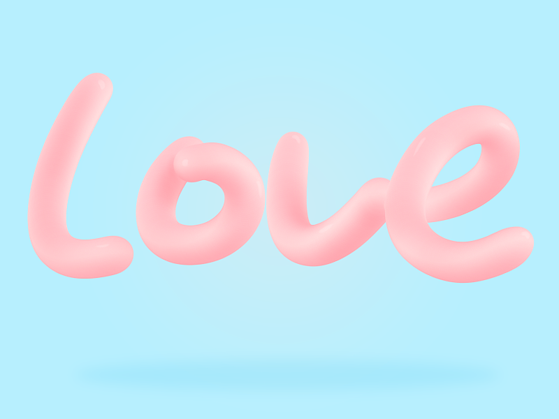 PS混合画笔工具玩出来的520海报~