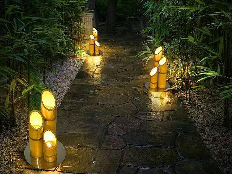 led发光竹子灯室外造型灯景观草坪灯户外景观灯