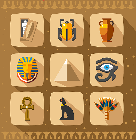 埃及圖標(biāo)（圖ZNzg1MTM0NjA=） - 圖標(biāo) - 站酷設(shè)計(jì)師瘋子超人原創(chuàng)素材 - 站酷ZCOOL