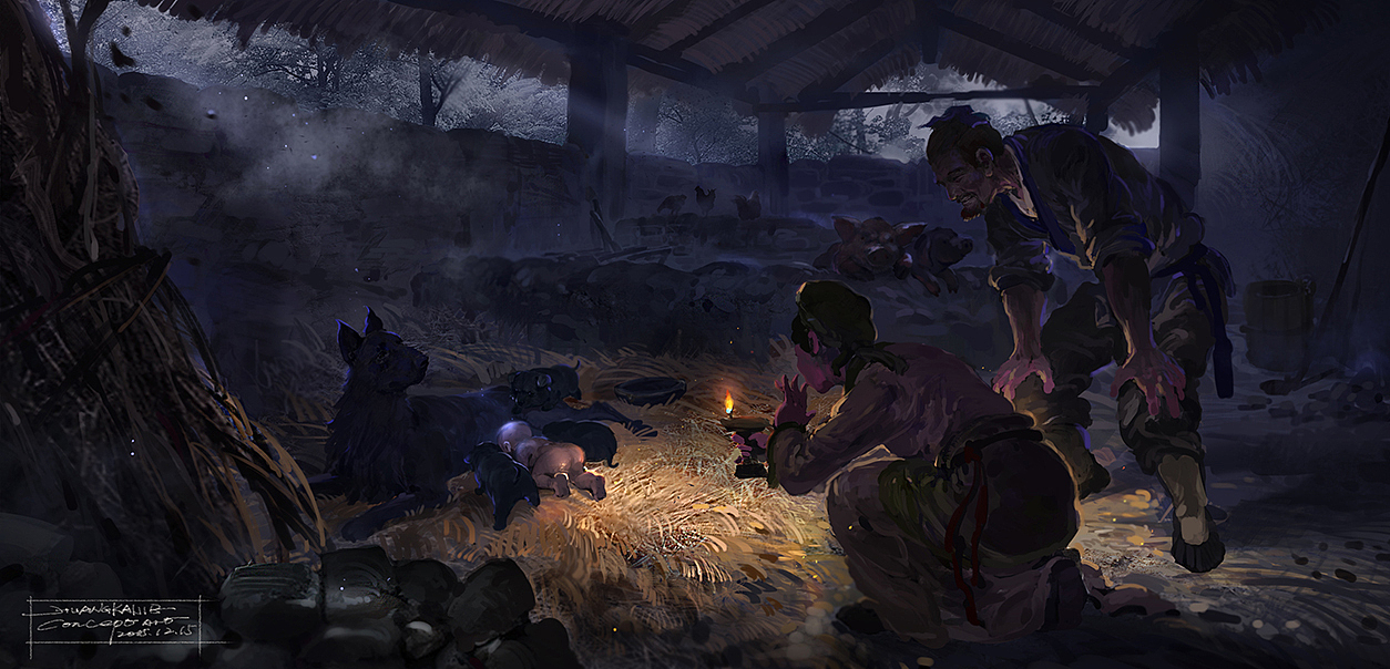 《二郎神战纪》前期概念图（场景篇）（图ZMTI0MTM4NTUy） - 概念设定 - 站酷设计师陶字辈原创素材 - 站酷ZCOOL