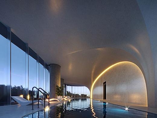 Corona呈现的海景顶级豪宅建筑表现