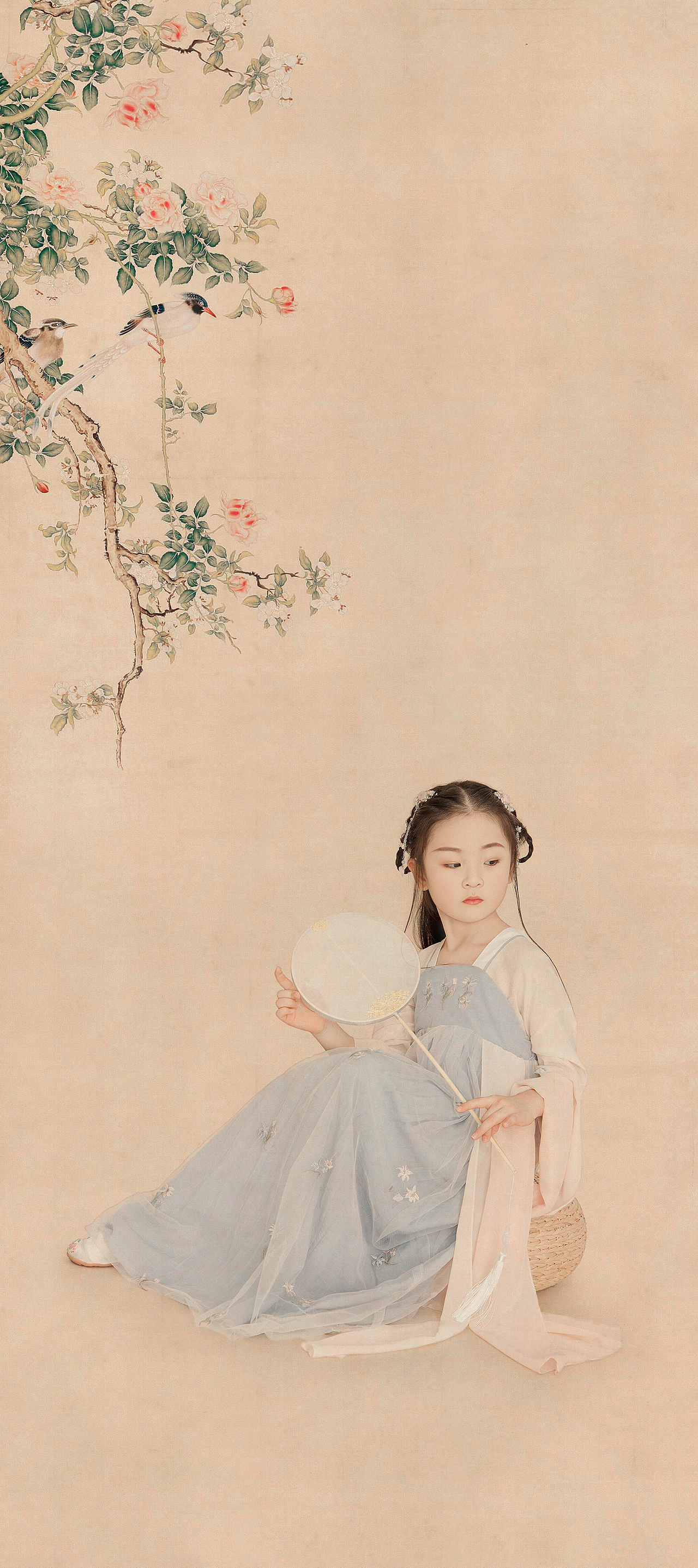 小牟工笔画摄影|美人如画|摄影|人像摄影|摄影师小牟_原创作品-站酷