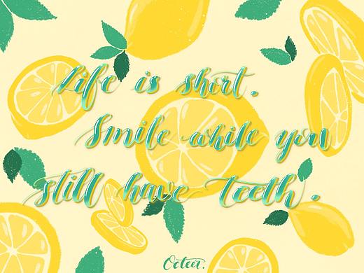 2020的Brush lettering作品