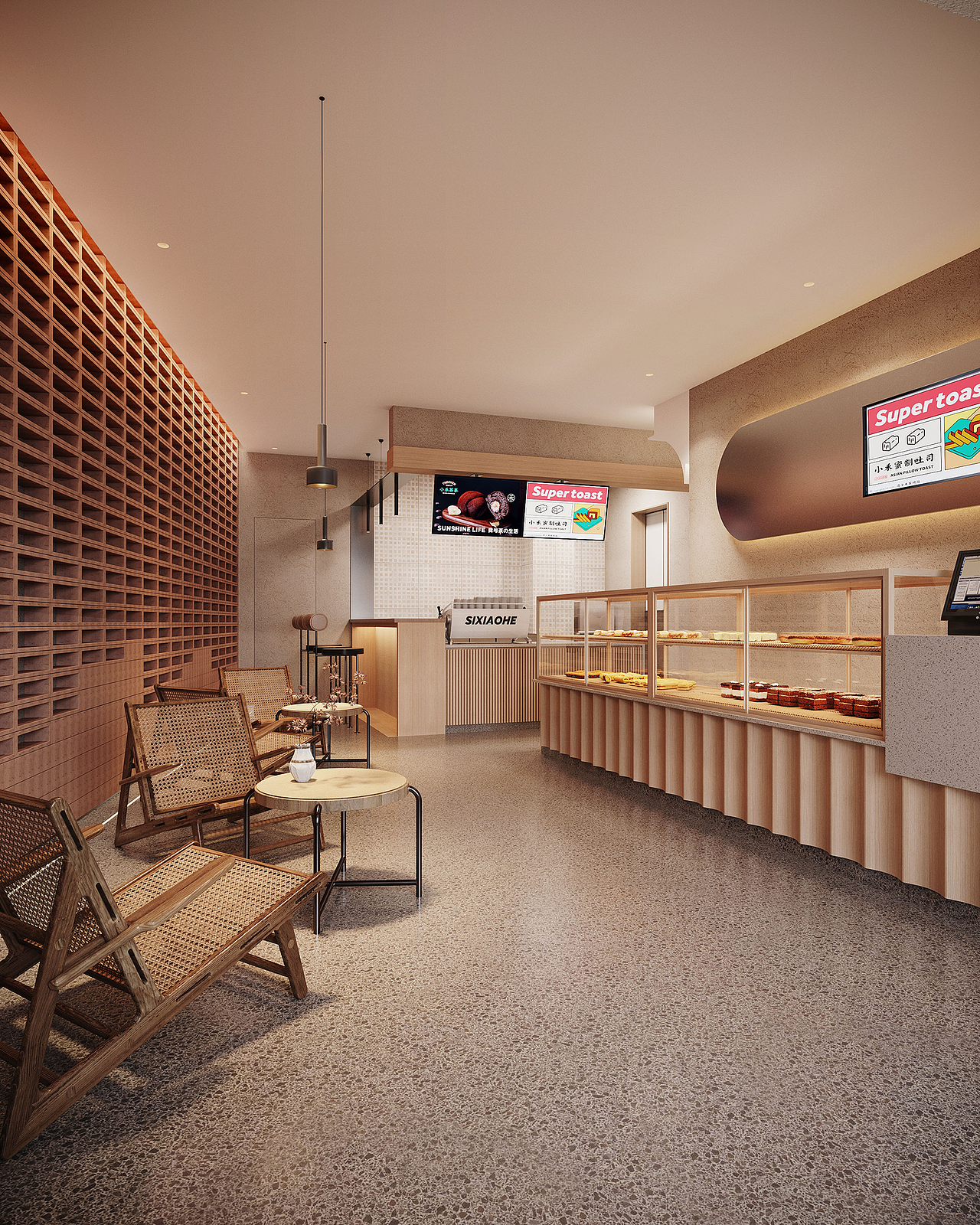 司小禾·鄞州宝龙店 | 魔戏空间设计案例(图ZMjg1NjI0NzUy) - 酒店餐饮设计 - 站酷设计师魔戏空间设计原创素材 - 站酷ZCOOL