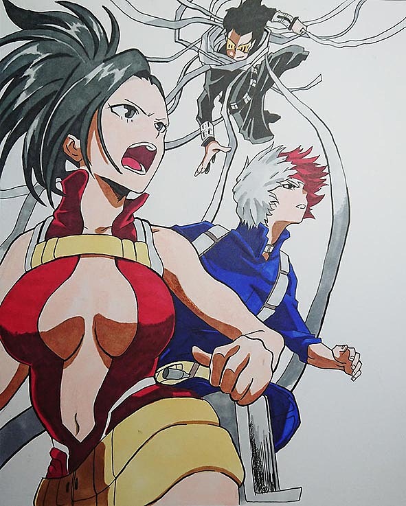 我的英雄学院八百万百轰焦冻橡皮擦