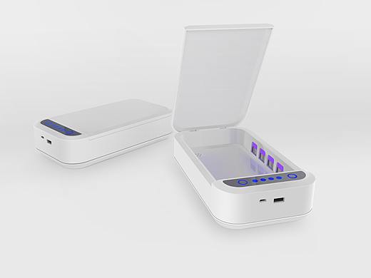 电商设计 PS精修效果图-手机消毒器