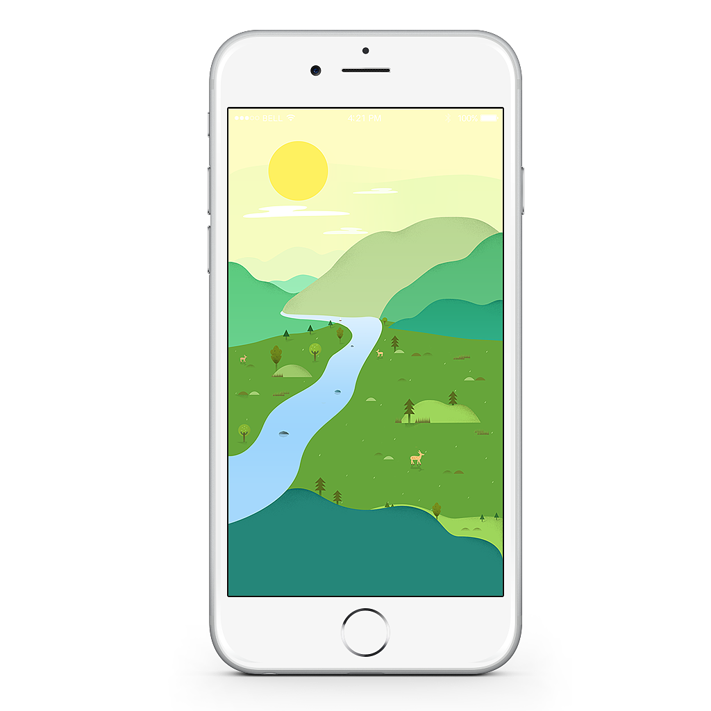 春夏秋冬（图ZNDY5MzM0NjA=） - 闪屏/壁纸 - 站酷设计师怪咖蜀黍原创素材 - 站酷ZCOOL