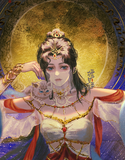 喵姐|插画|创作习作|樗里一桥 - 原创作品 - 站酷 (zcool)