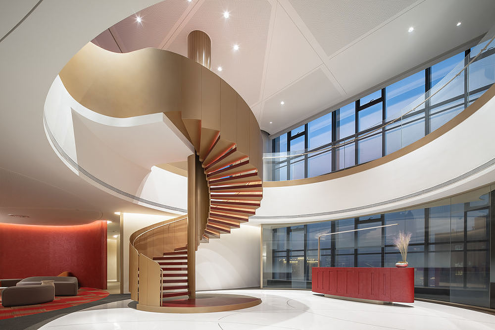 办公室旋转楼梯设计（图ZMjY5NjIzMjc2） - 商业空间设计 - 站酷设计师Z160088343原创素材 - 站酷ZCOOL
