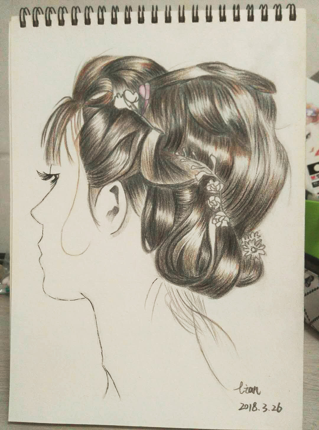 彩铅绘画过程（图ZMTA5NDM0NTQ0） - 绘画 - 站酷设计师俏皮jun原创素材 - 站酷ZCOOL