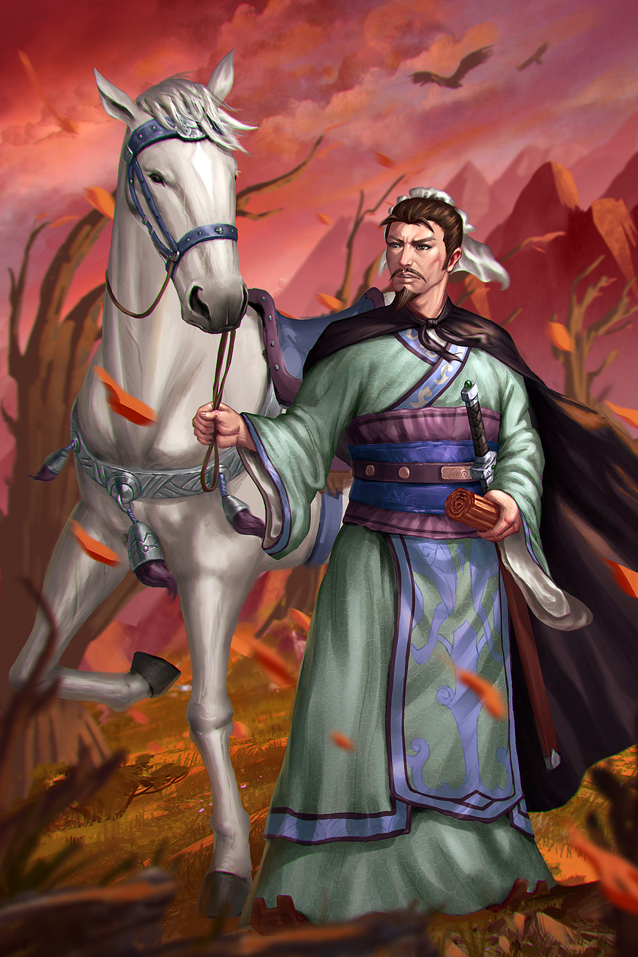 三国题材的卡牌插画  推荐