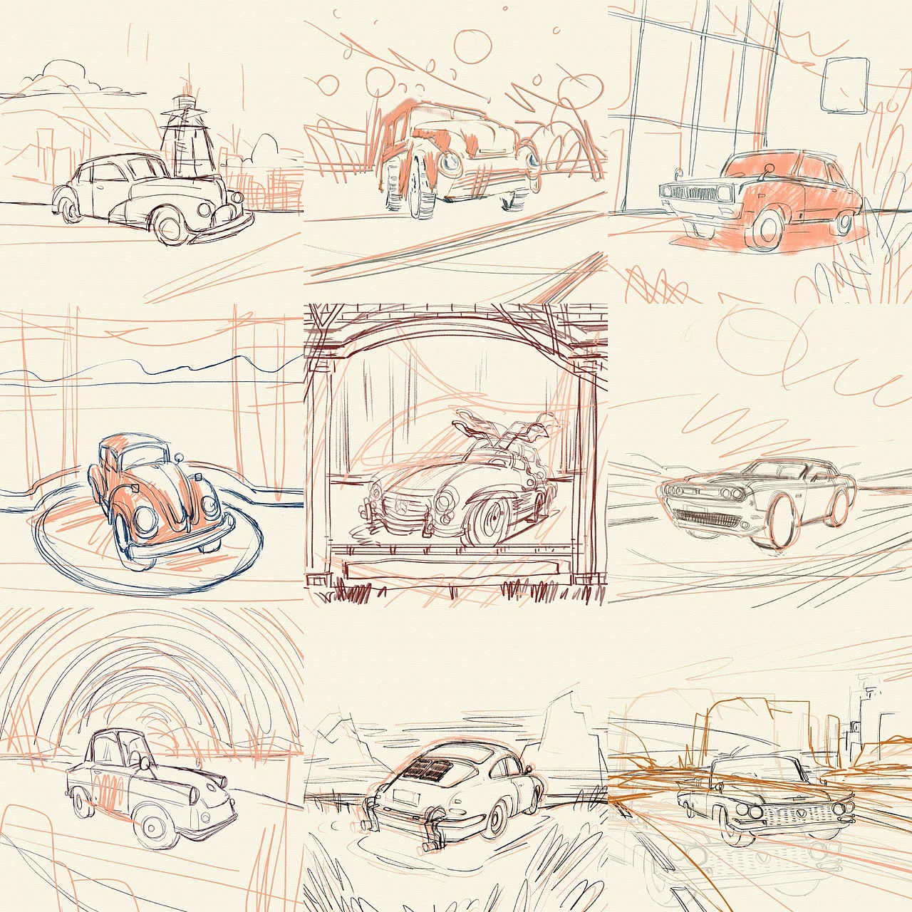 怀旧图鉴（图ZMTczNDkwNjQ0） - 商业插画 - 站酷设计师木丁插画工作室原创素材 - 站酷ZCOOL