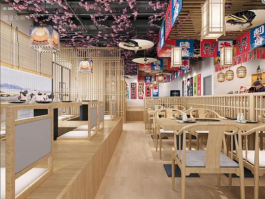 日之屋连锁餐厅案例—成都正青年装饰设计有限公司