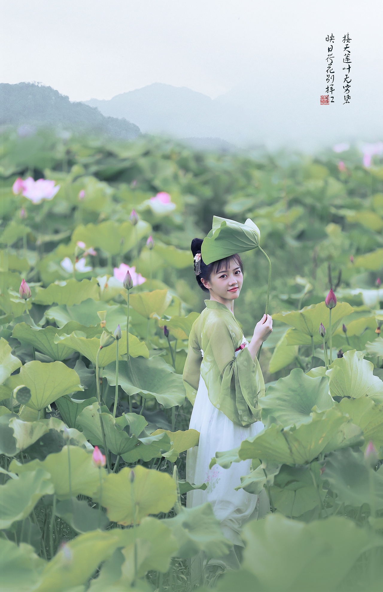 夏荷（图ZMzEwODIwMDYw） - 人像摄影 - 站酷设计师菜菜大人灬原创素材 - 站酷ZCOOL