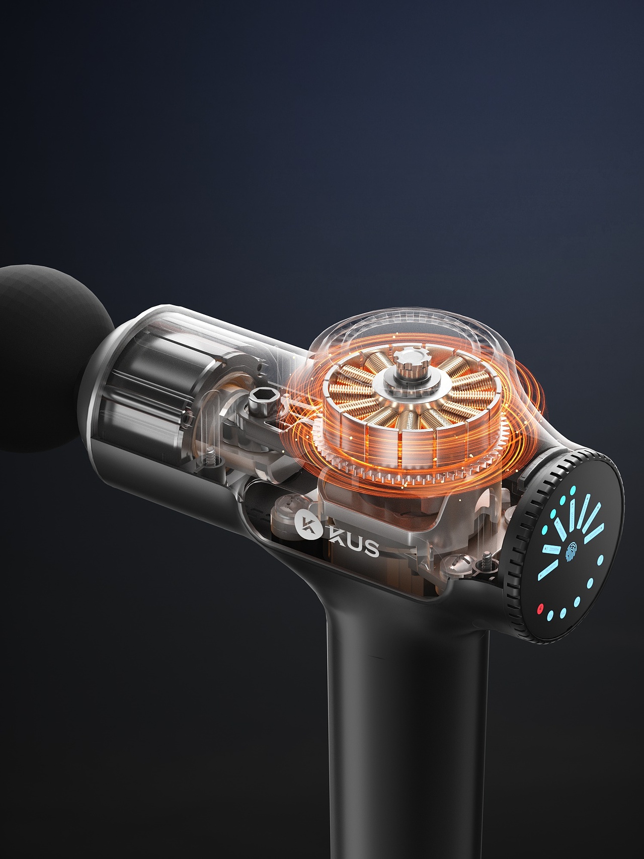 【工作记录】筋膜枪产品渲染