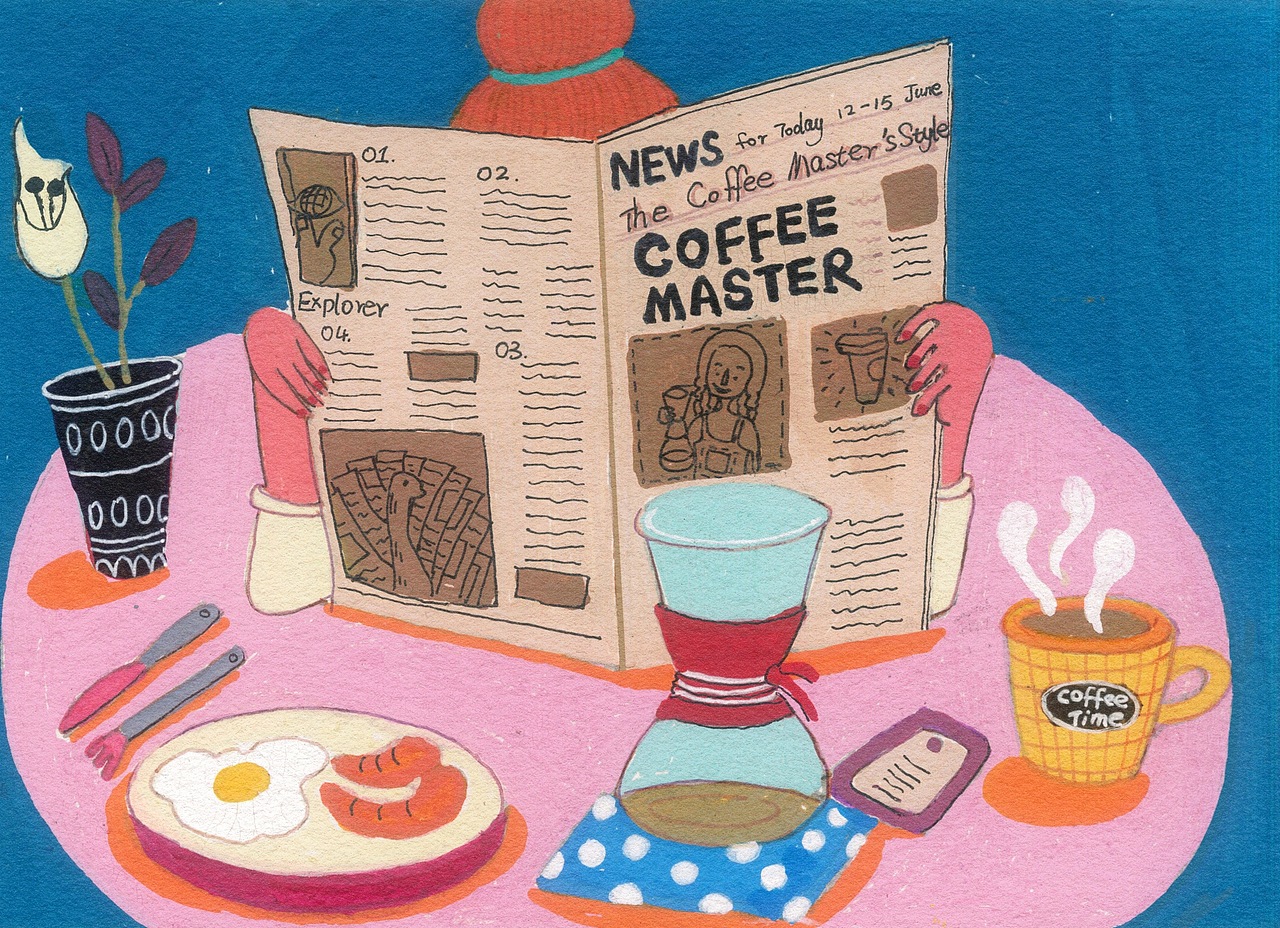 But first, Coffee!（图ZMzI5MjgwNDQw） - 绘本 - 站酷设计师yalan_yl原创素材 - 站酷ZCOOL