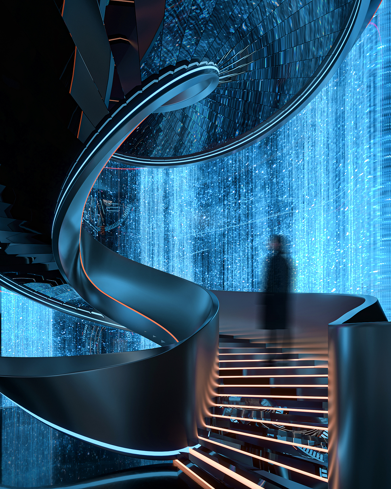 集餐厅、酒吧、卖场一体   视觉表现