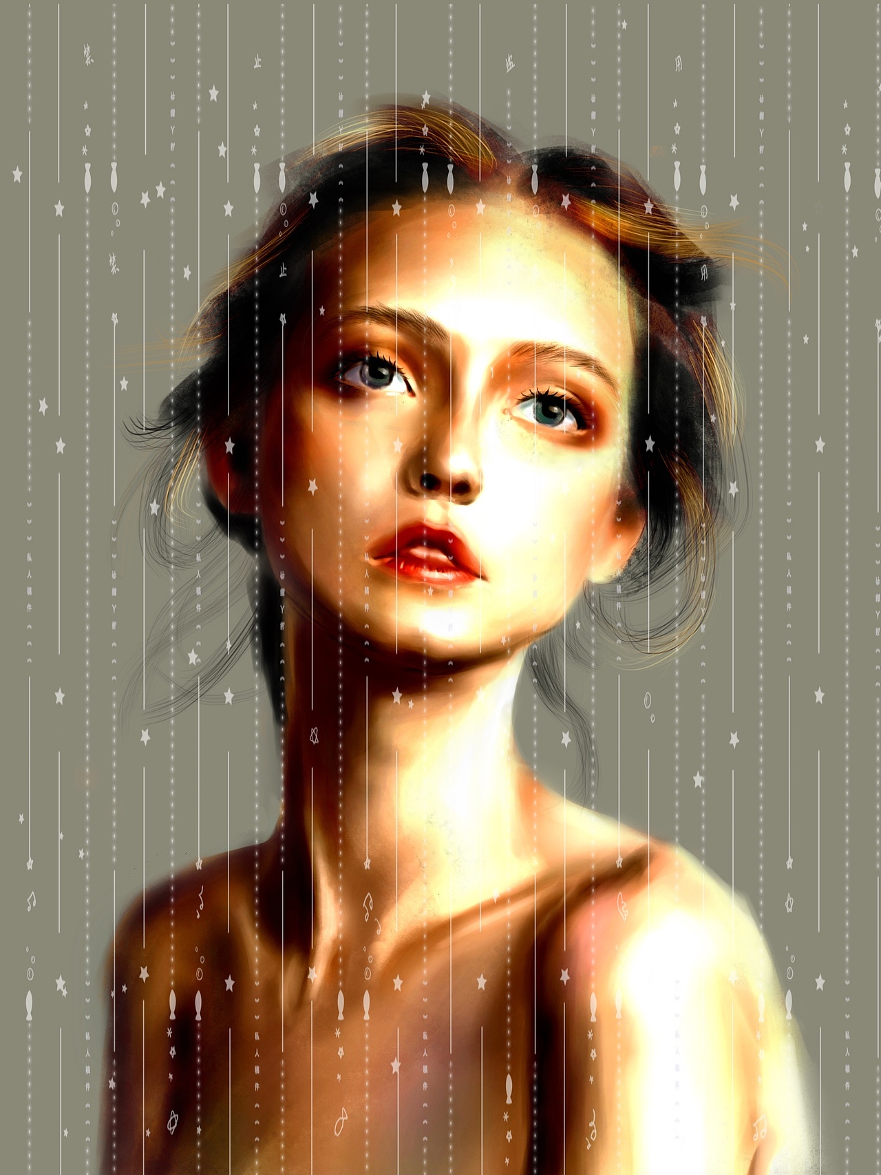 浅发一下,啥都画。