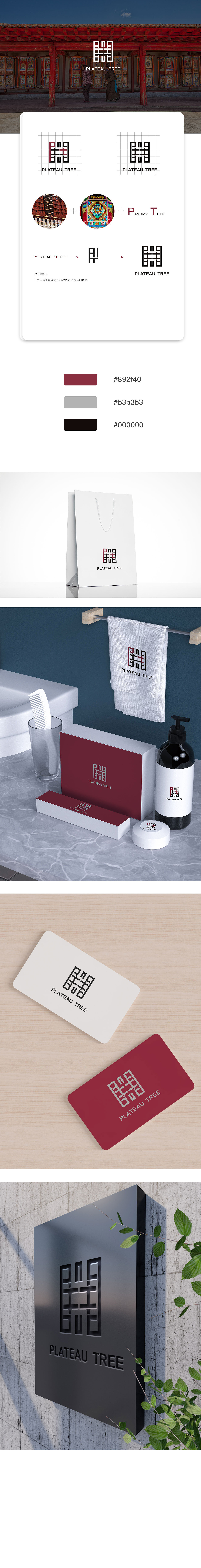 品牌VI得几个未采用得设计方案和最后一套采得