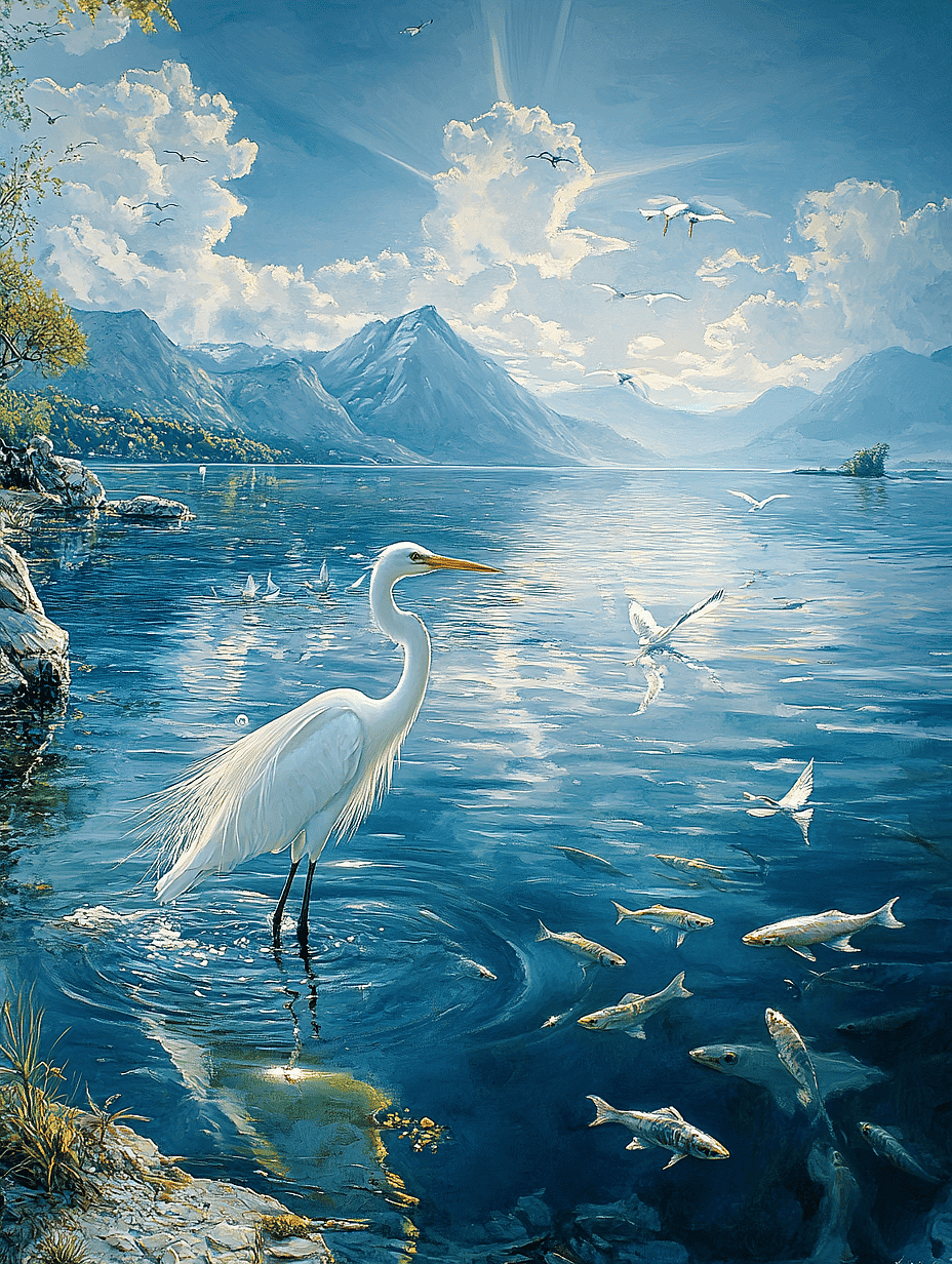 苏轼笔下,七里濑的静谧与灵动🌊🐟🕊