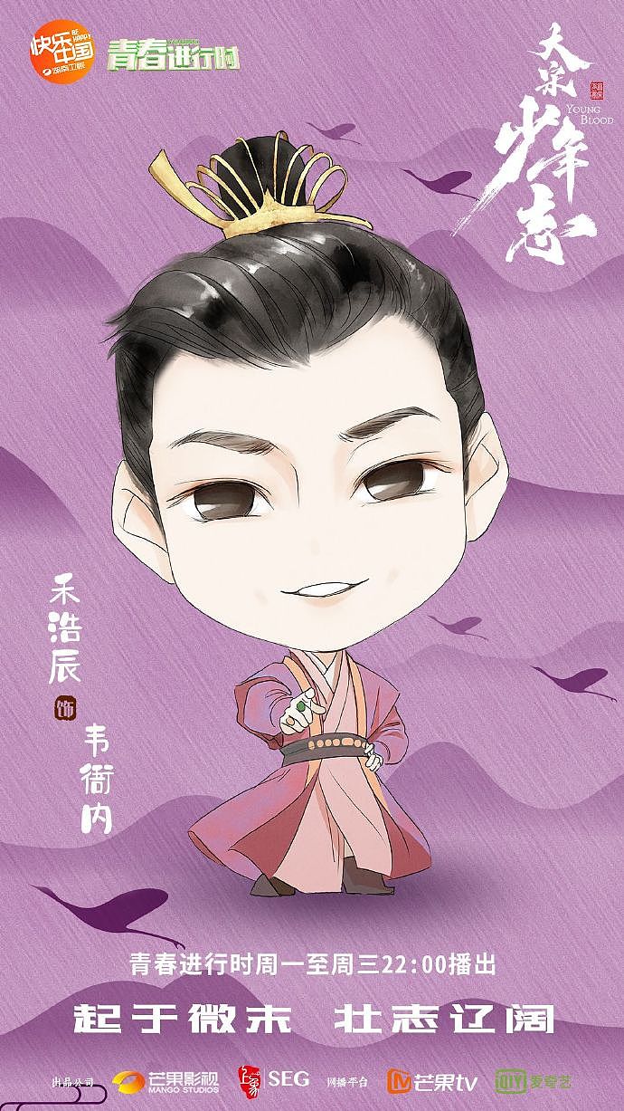 大喜出品大宋少年志q版手绘海报