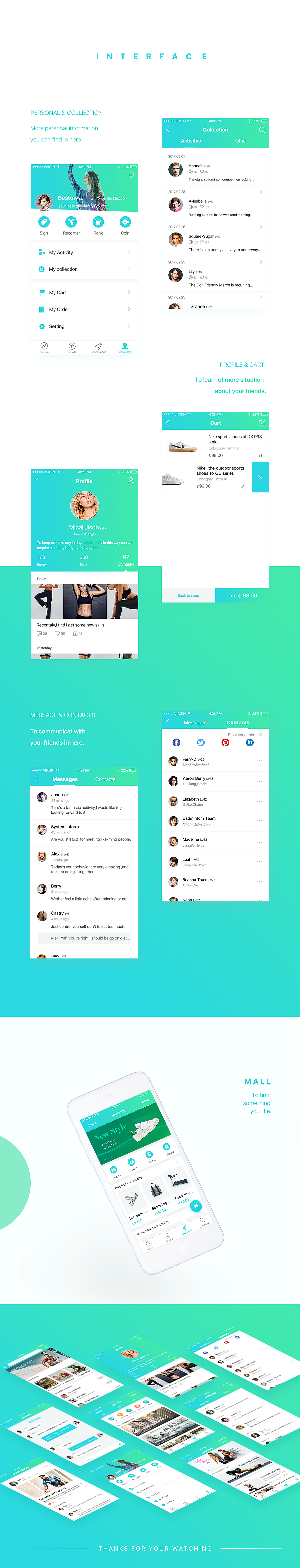 运动APP-概念设计（图ZNzkxOTU0MDA=） - APP界面 - 站酷设计师JBestow原创素材 - 站酷ZCOOL