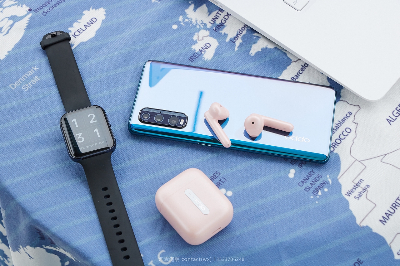 oppofindx2pro无线耳机智能手表场景图