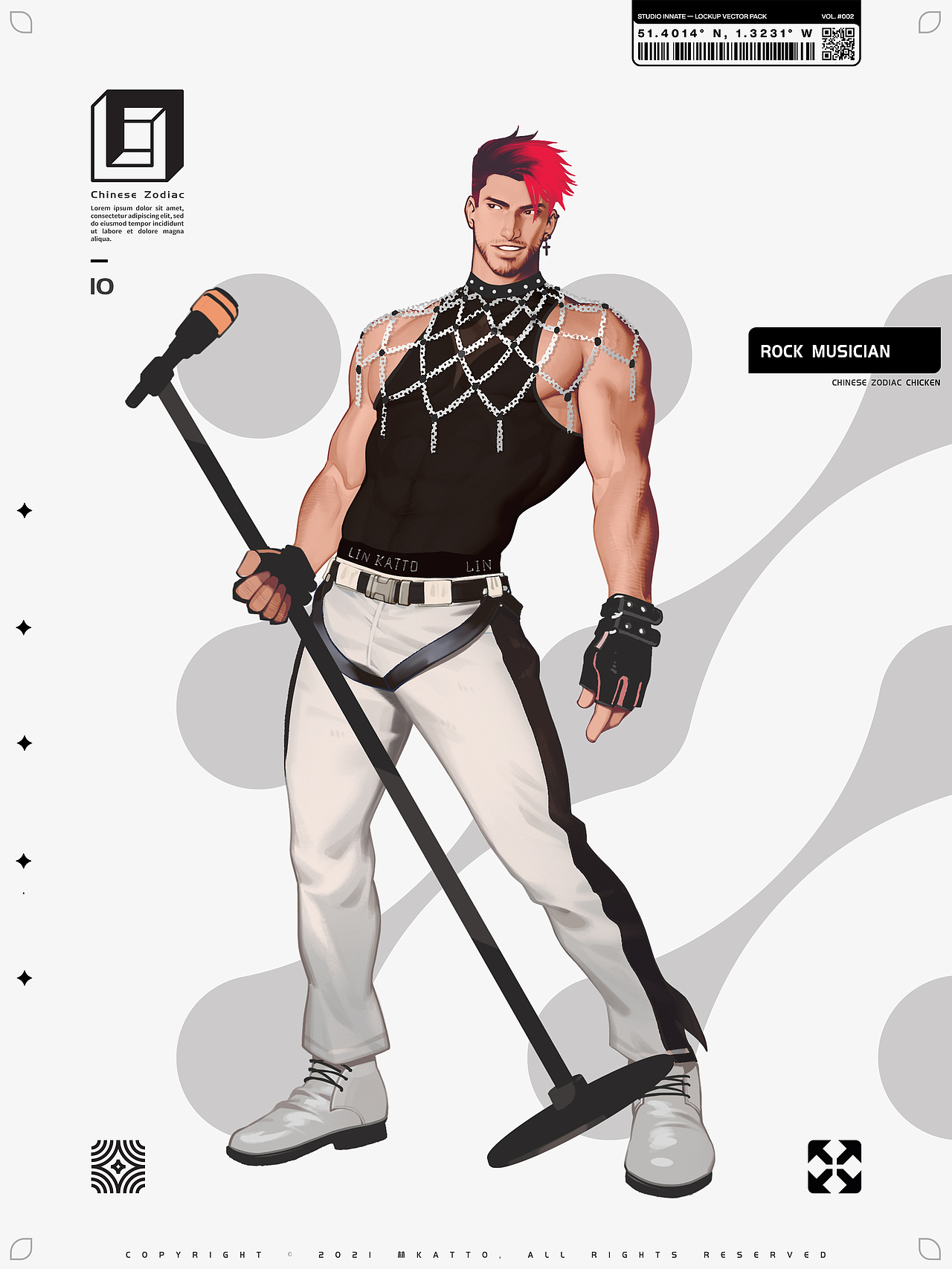 十二生肖拟人（图ZMjYzMDY3NzY0） - 创作习作 - 站酷设计师林Katto原创素材 - 站酷ZCOOL