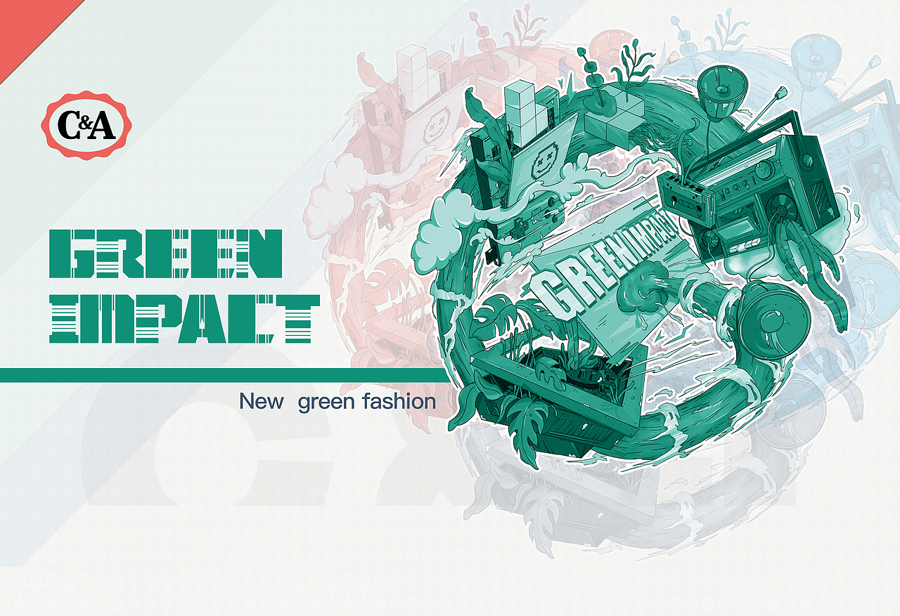 GREEN IMPACT（图ZMTEwNDEyMzMy） - 图案 - 站酷设计师捡个影子原创素材 - 站酷ZCOOL