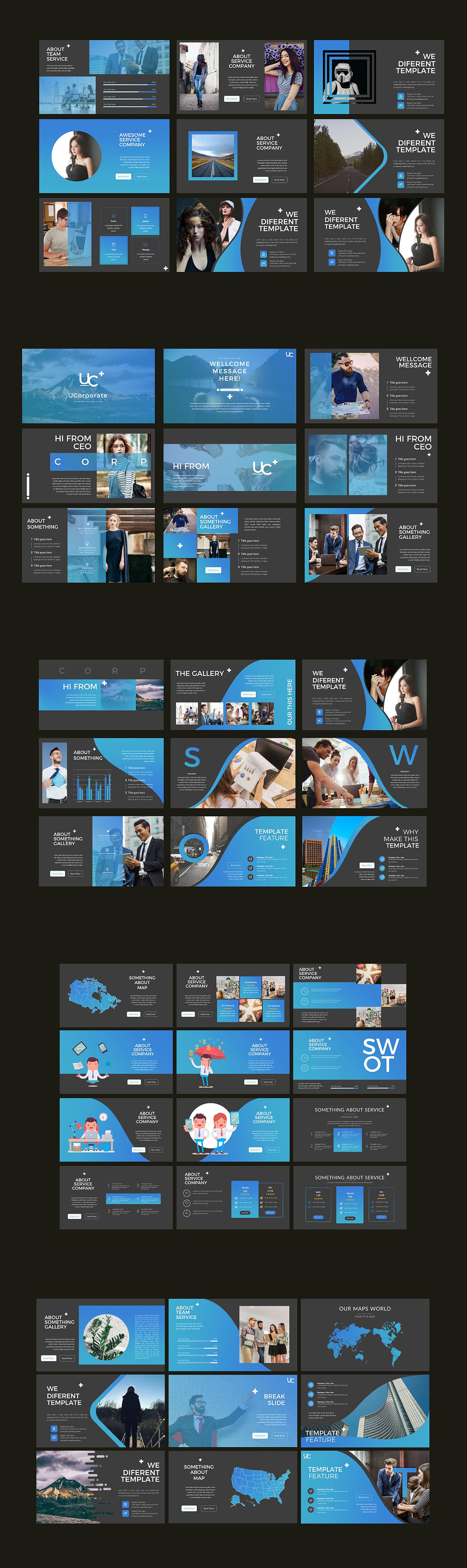 商务创业融资商务路演Keynote模板