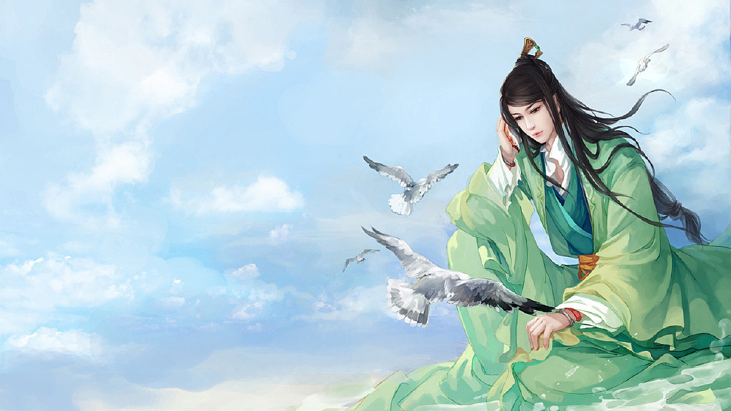 【痕迹画廊】还是一组适合做桌面的古风小哥哥