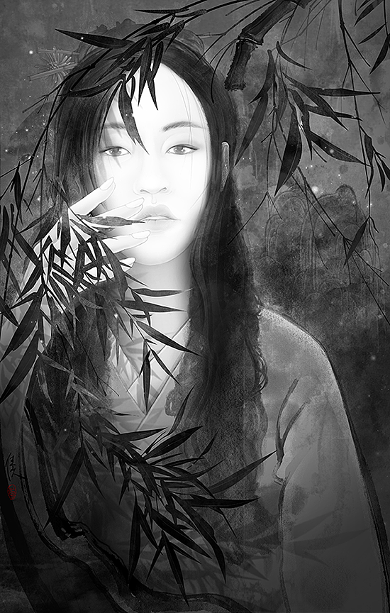 梅兰竹菊（图ZMTU3NzQ2MDA0） - 艺术插画 - 站酷设计师佳仙人原创素材 - 站酷ZCOOL