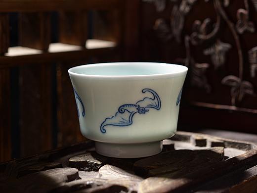 五福  青花与半刀结合