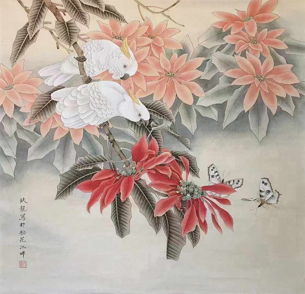 青年工笔画家范九龙作品欣赏