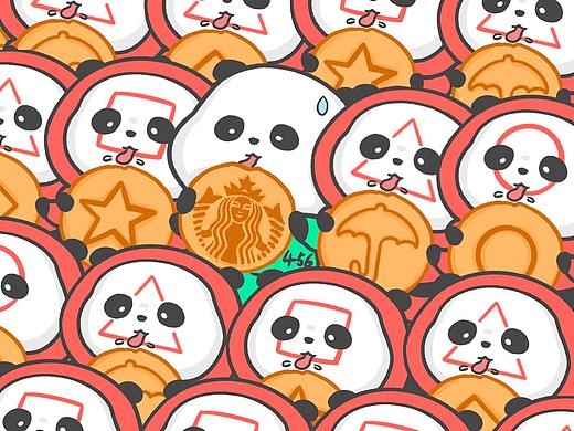 百变熊猫胖十2-微信表情包