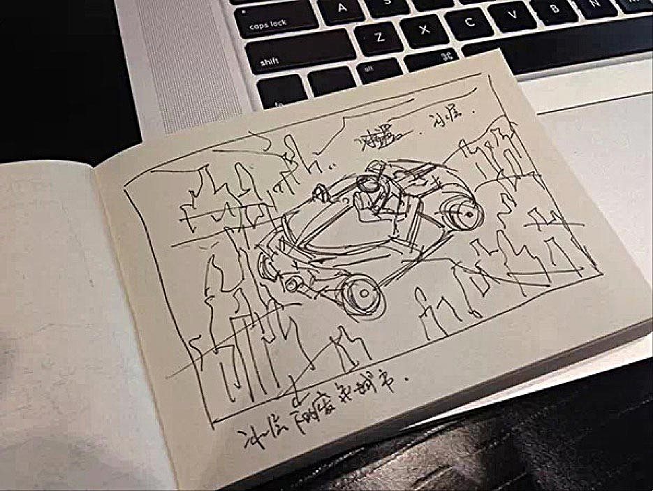 夫老师的layout手稿 冰封篇