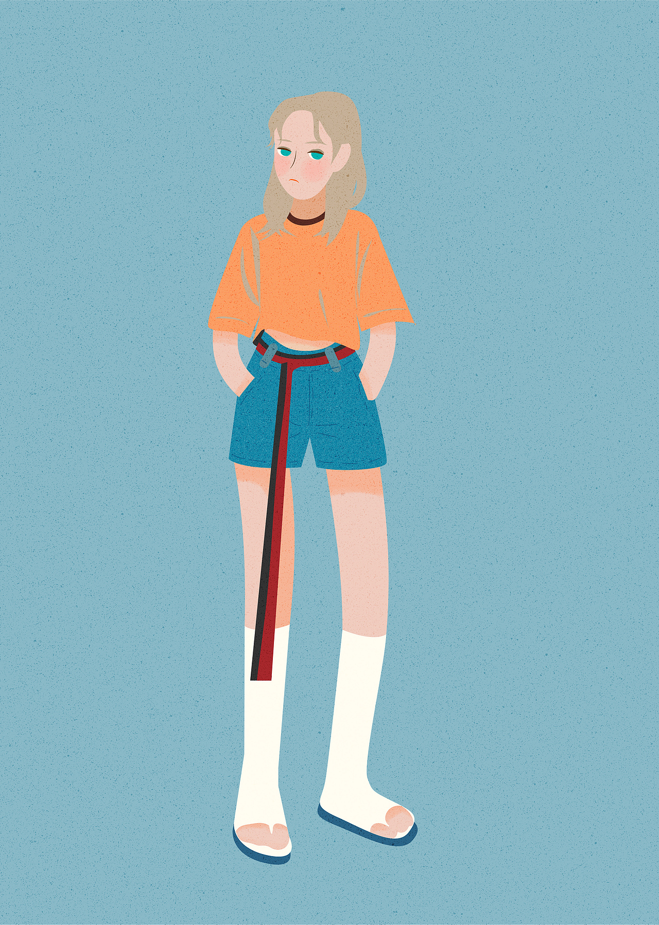 扁平化人物训练（图ZMTc0MTcxNjQw） - 创作习作 - 站酷设计师臭臭喵原创素材 - 站酷ZCOOL