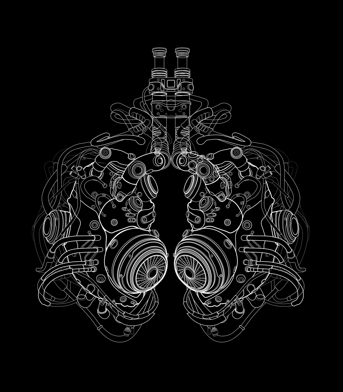 metal lung-鼠绘超写实研究（图ZNzc1OTM2ODQ=） - 图标 - 站酷设计师自然醒wen原创素材 - 站酷ZCOOL