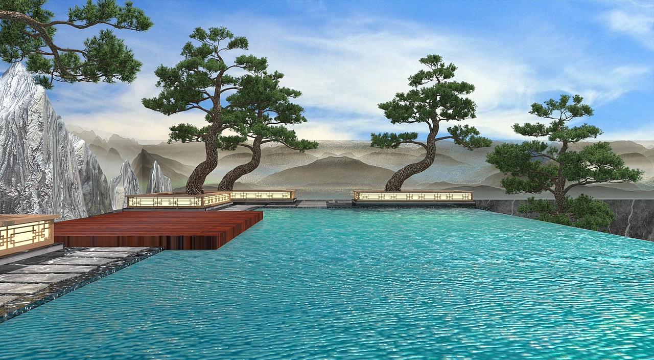 湖南常德自建房设计,听风等雨楼第一期,新中式四合院