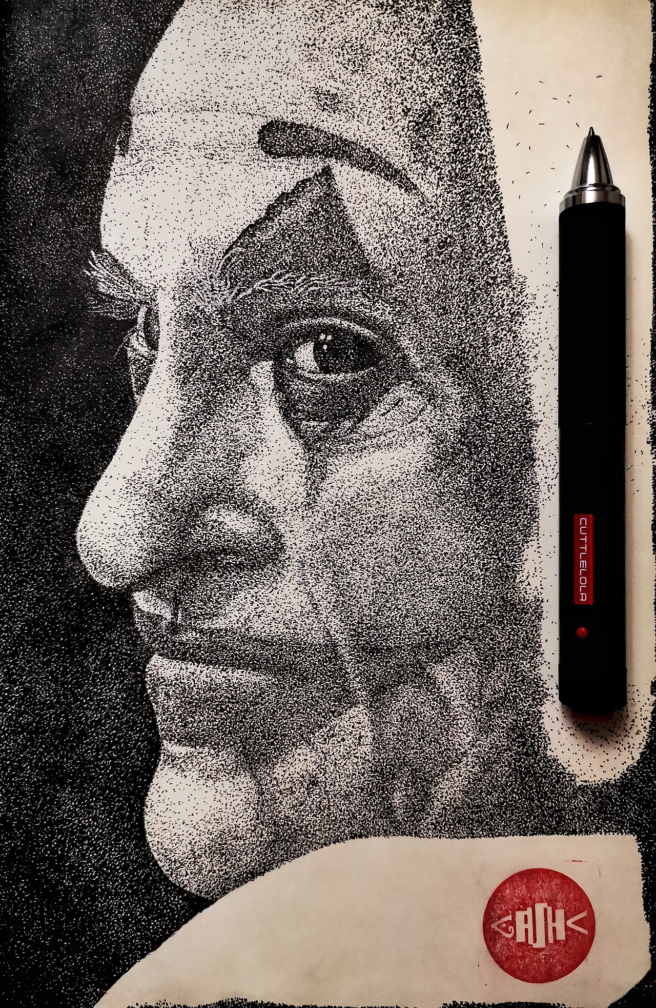 小丑(咔哆罗拉点画)