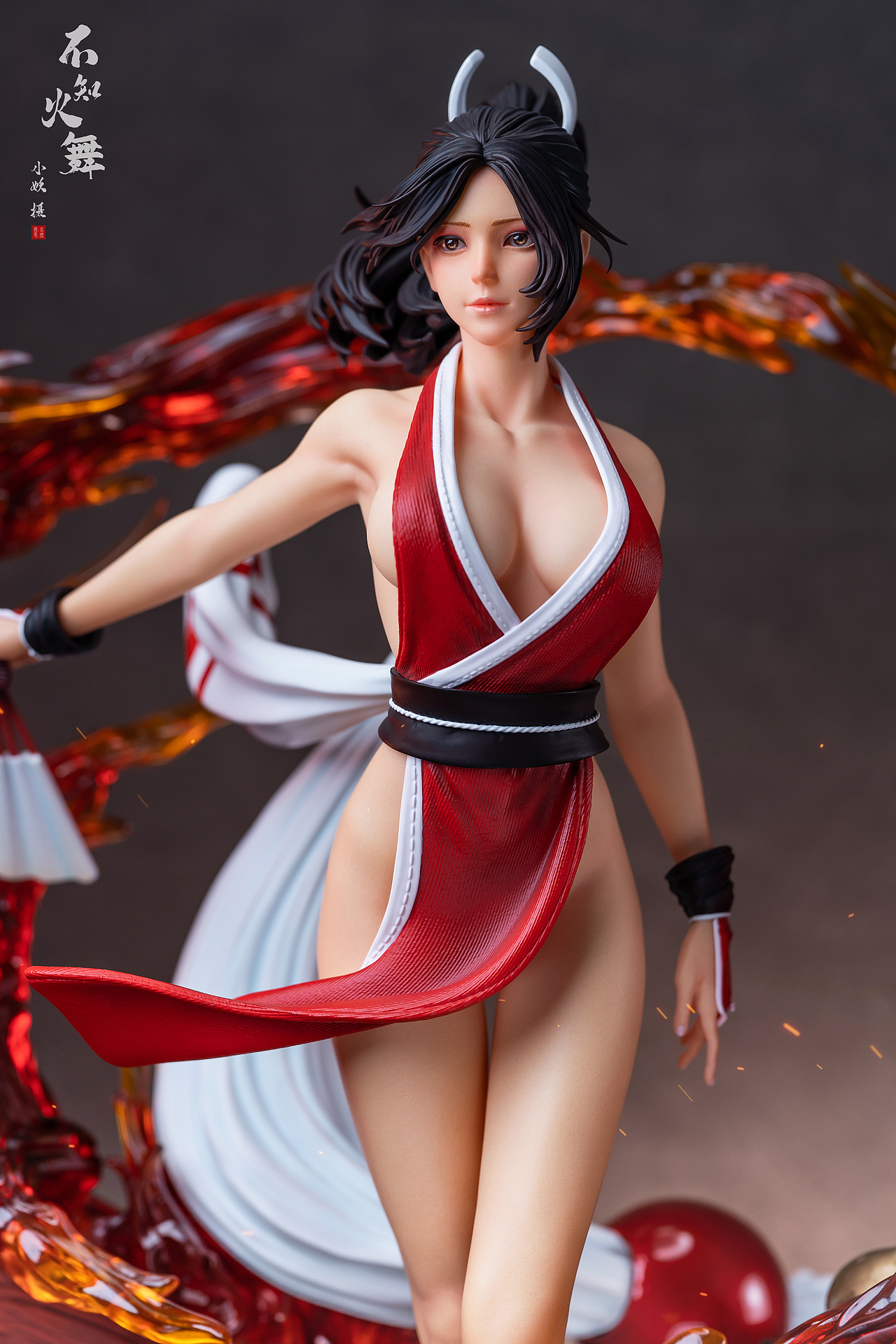 pj 不知火舞雕像摄影