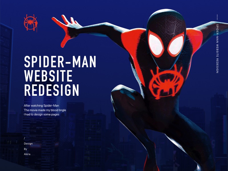Spider-Man Website Redesign