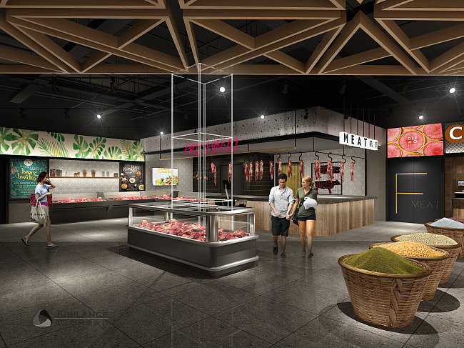 百货购物中心设计 精品连锁超市 邻里优选超市设计