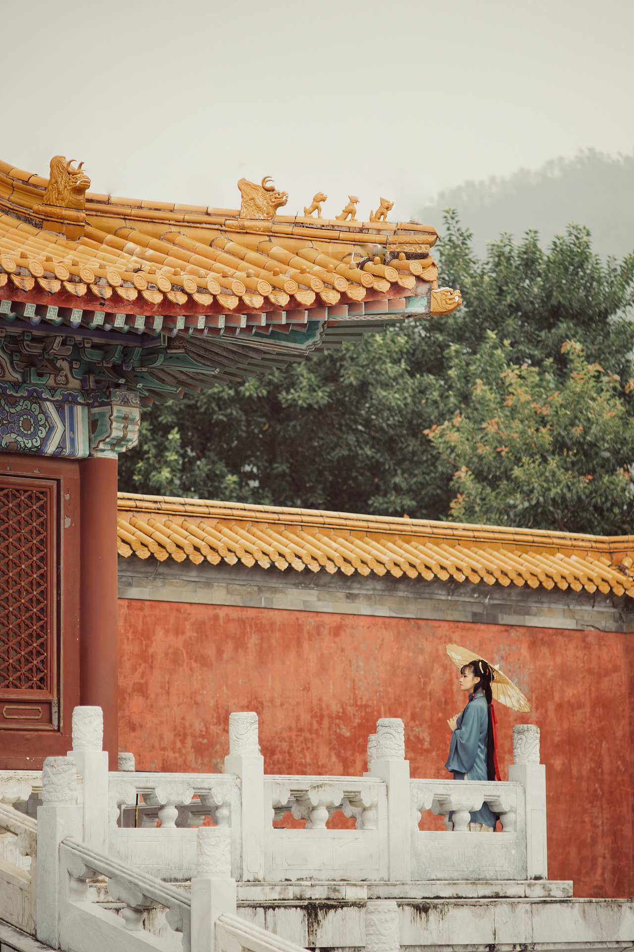 汉服写真,云牵梦绕