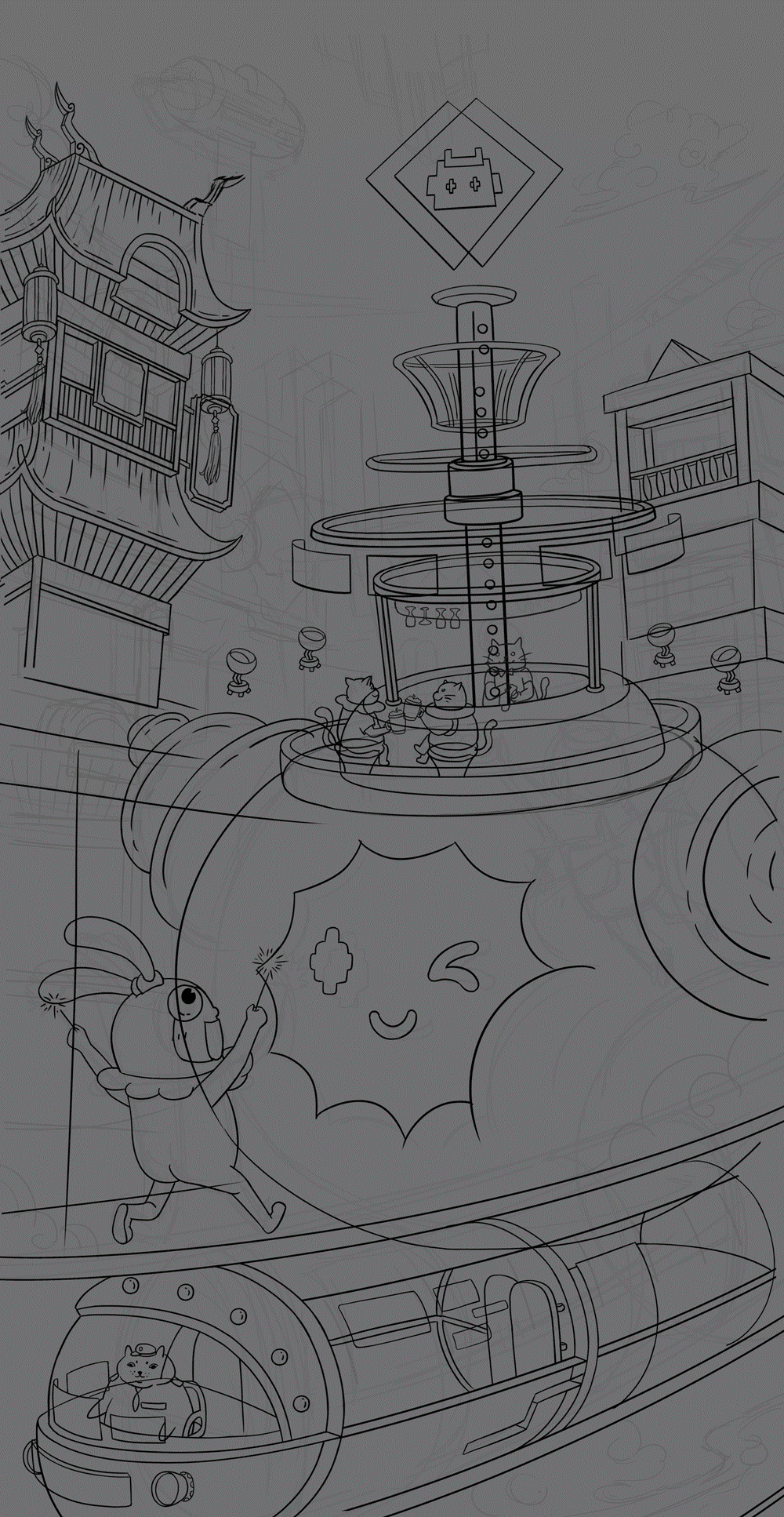 【反倒有型】安慕希城市印象海报-广州（图ZMjI1MDc1ODAw） - 海报 - 站酷设计师Cuiping_lcp原创素材 - 站酷ZCOOL