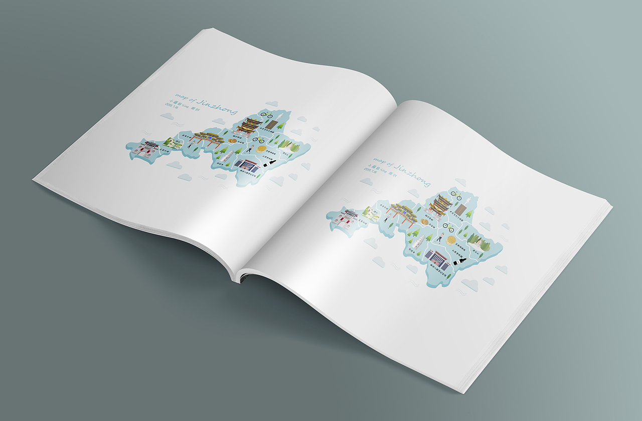 地图插画（图ZMjMwOTU2Nzg0） - 创作习作 - 站酷设计师亨佳原创素材 - 站酷ZCOOL