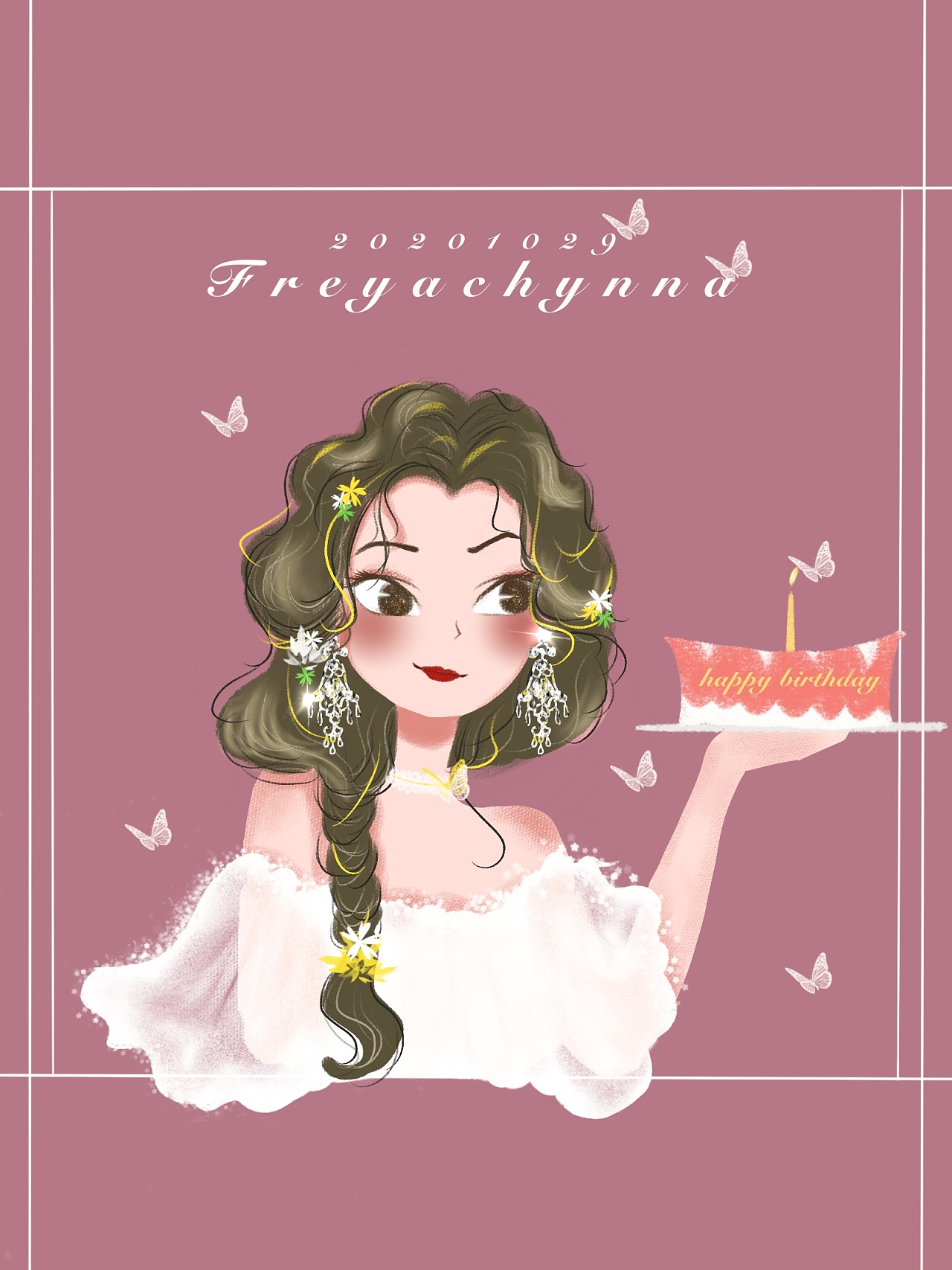 给自己的生日插画～杭州 |                  