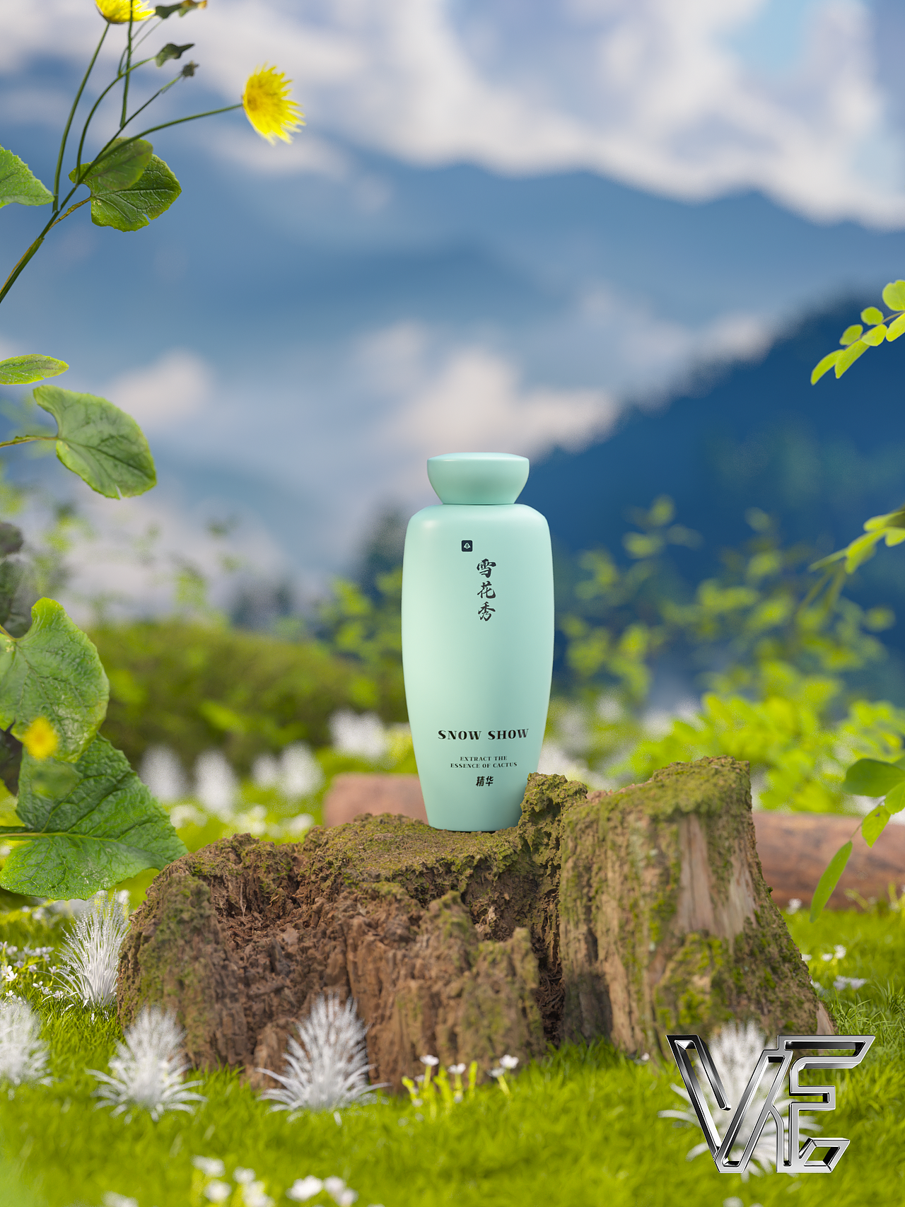 护肤品建模渲染设计成品图（图ZMzcxMDExODY4） - 产品 - 站酷设计师上海威扶成原创素材 - 站酷ZCOOL